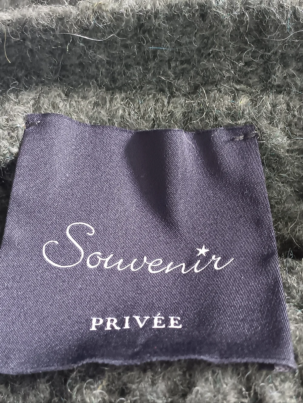 Souvenir Clubbing Green Open Knit Sweater S Fuzzy Textured Hole Knit - Picture 5 of 7